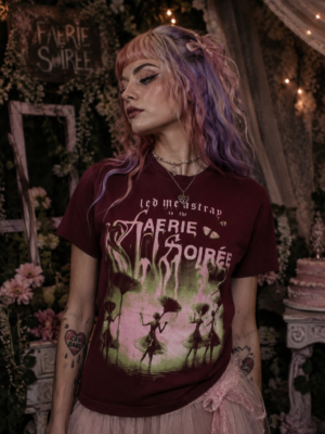 Melanie Martinez Faire Soiree T-Shirt Burgundy