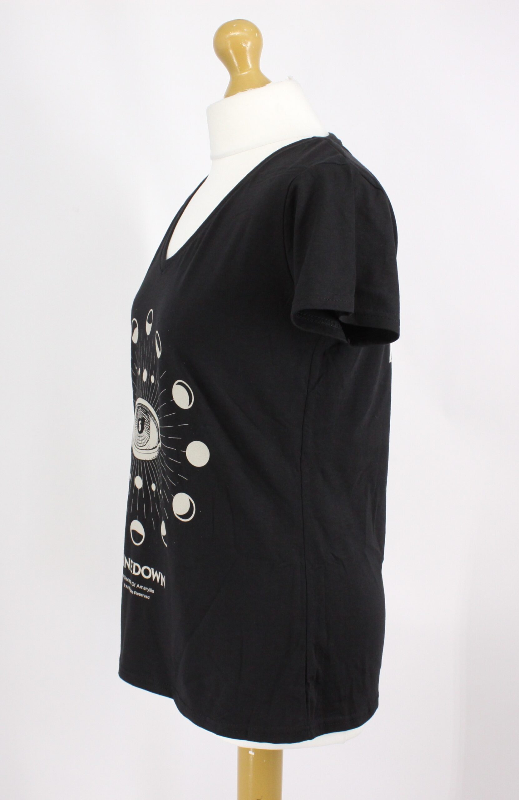 Shinedown Follow You Ladies V-Neck T Black - Image 5