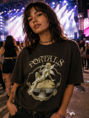 Melanie Martinez Portals Fairy T-Shirt Dk Chocolate